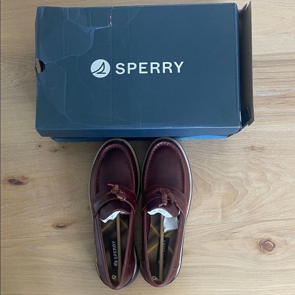 Sperry Shoes - Sperry Women’s Burgundy Loafer Shoes